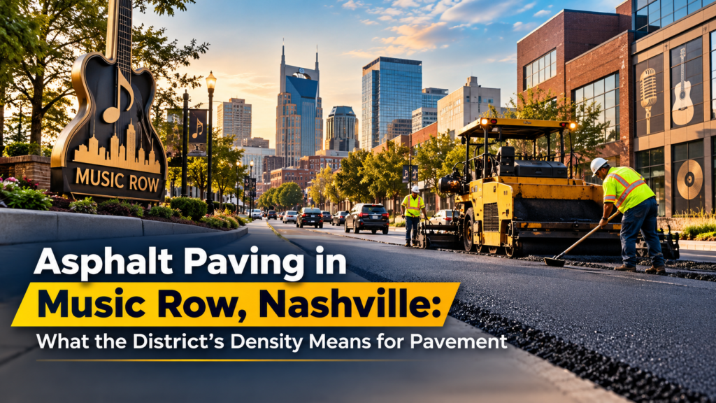 Asphalt Paving in Music Row, Nashville: What the District's Density Means for Pavement